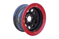 Off-Road Wheels диск стальной 5х114,3 8xR16 d84 ET-19 с бедлоком красным