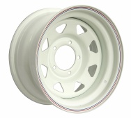 Off-Road Wheels диск УАЗ стальной белый 5x139,7 7xR15 d110 ET0 (треугольник мелкий)