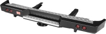 Бампер РИФ задний ГАЗ Соболь с квадратом под фаркоп и фонарями стандарт RIFGAZ-20150