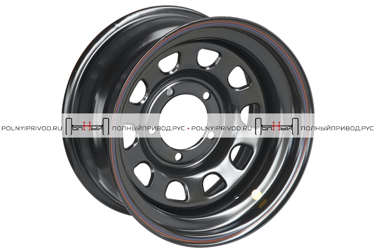 Off-Road Wheels диск ВАЗ НИВА стальной черный 5x139,7 7xR15 ET+25 (полукруг...